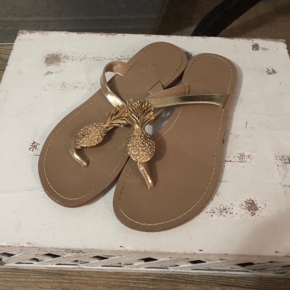 Lilly Pulitzer for Target pineapple sandals